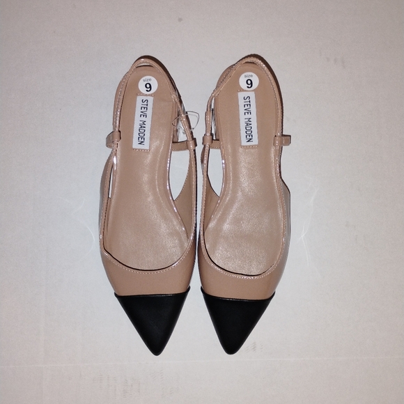 NWOB Steve Madden  AllurebSlingback Flats – designer inspired Elegance (Size 9) - Picture 1 of 5